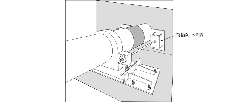 落橋防止構造の概念図画像